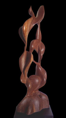 "Railway"-(bois tropical)-65cm